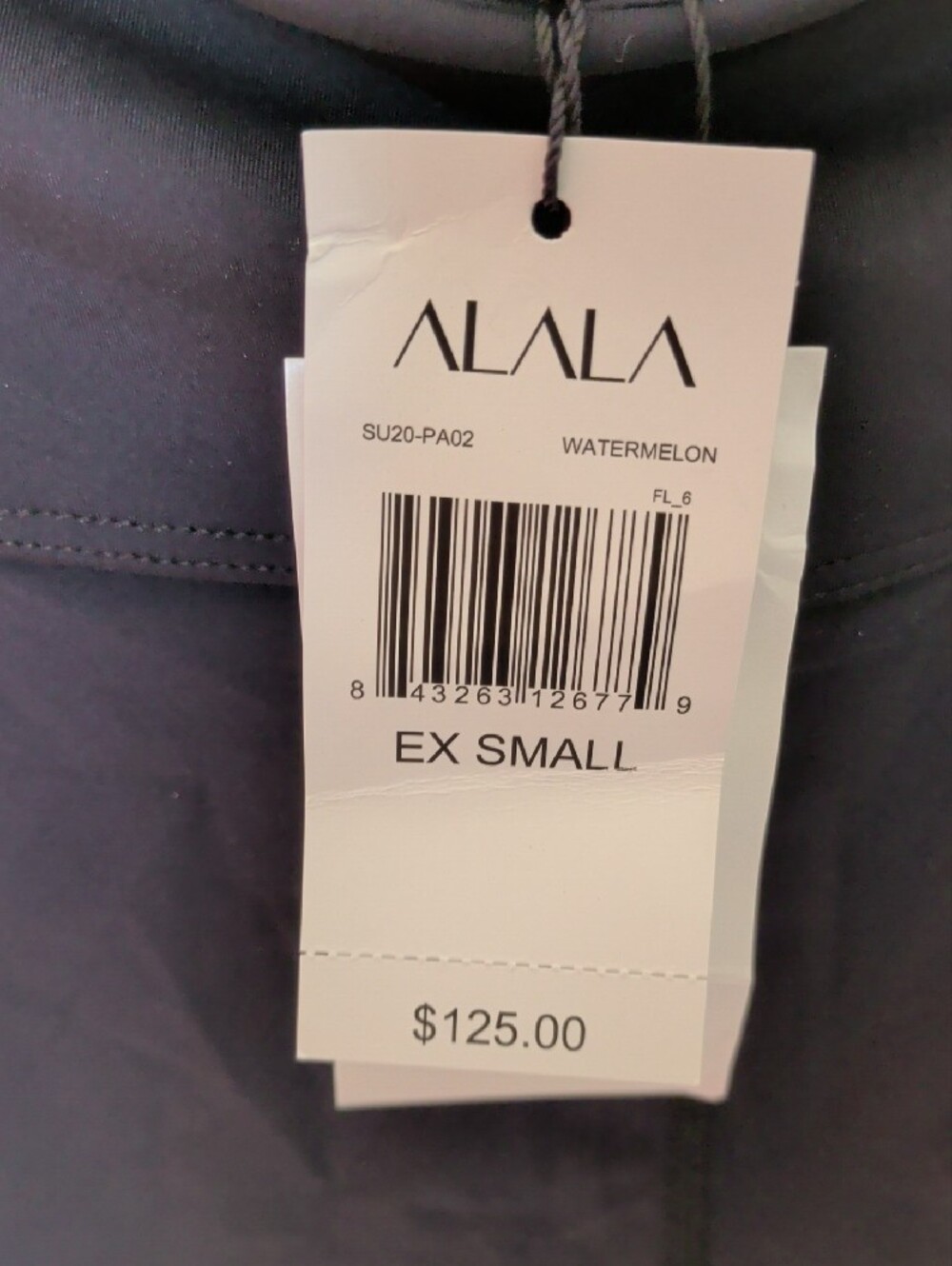 Black and Hot Pink ALALA Leggings - Picture 4 of 4